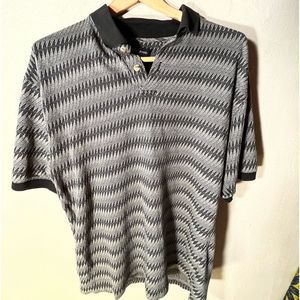 Marc Jacobs Polo shirt Bl and Gray Sz L Collared shirt